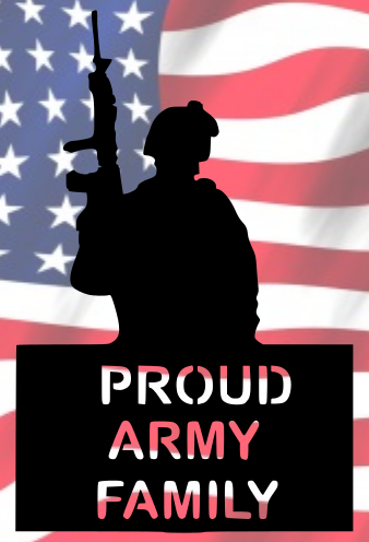 Military Proud Army Family