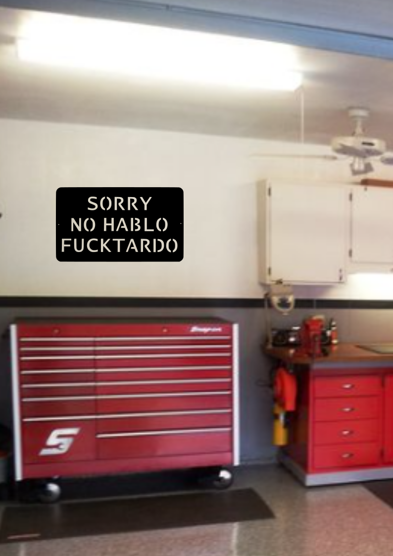 Sorry No Hablo Fucktardo