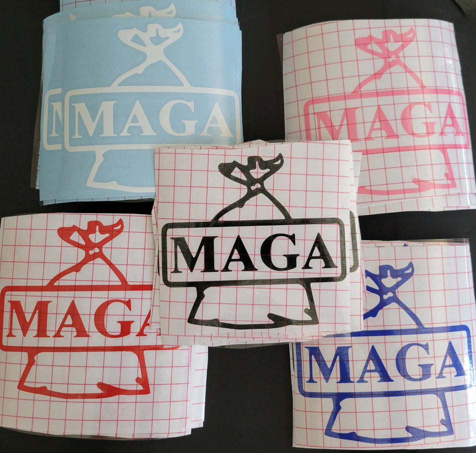 MAGA Garbage Decal