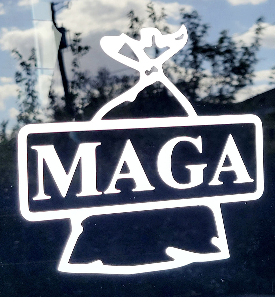 MAGA Garbage Decal