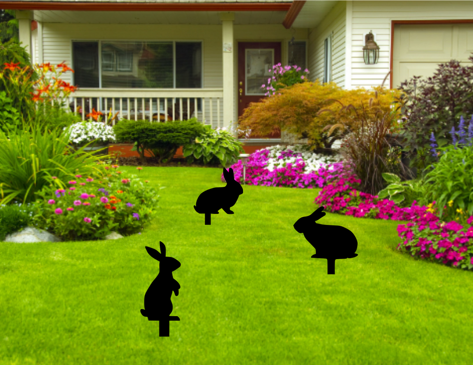 Bunny Garden Silhouettes